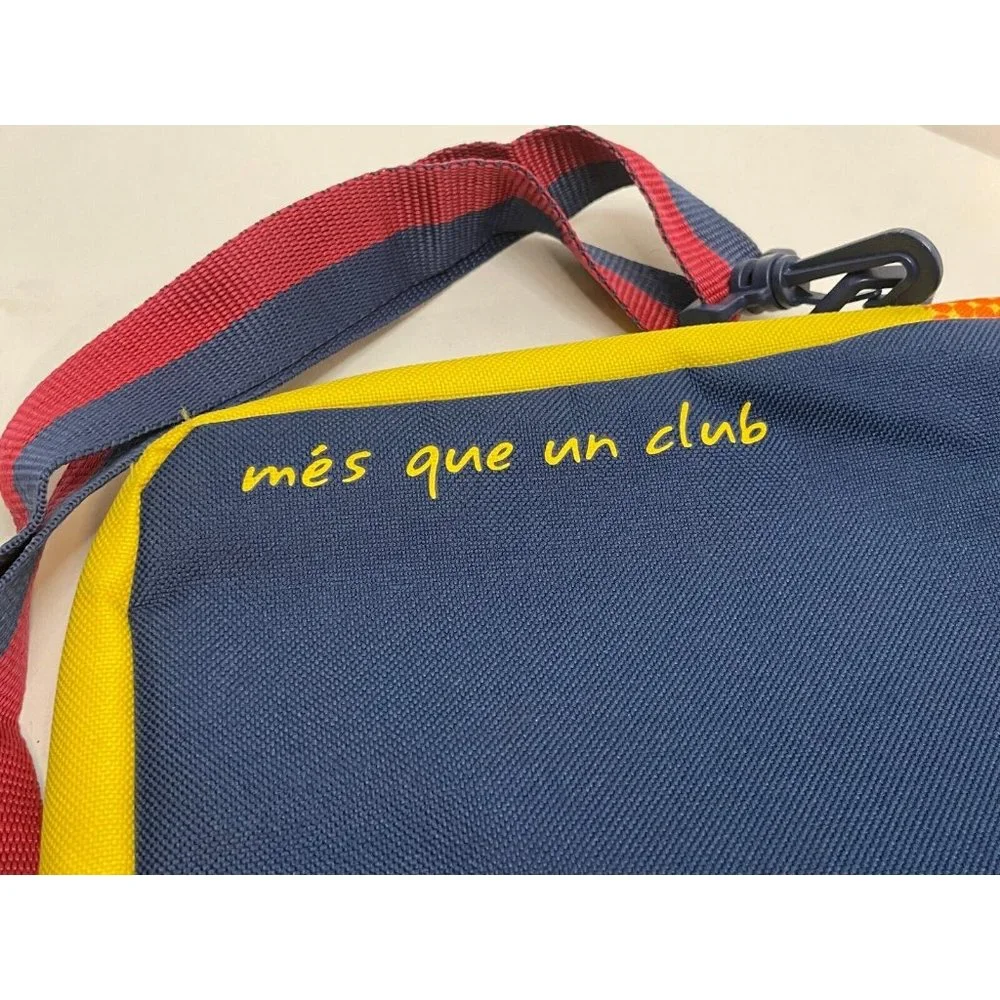 MLS FCB Barcelona Soccer padded laptop travel shoulder bag Safta 16